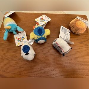 Disney Tsum Tsum attractions and transportation collection pieces